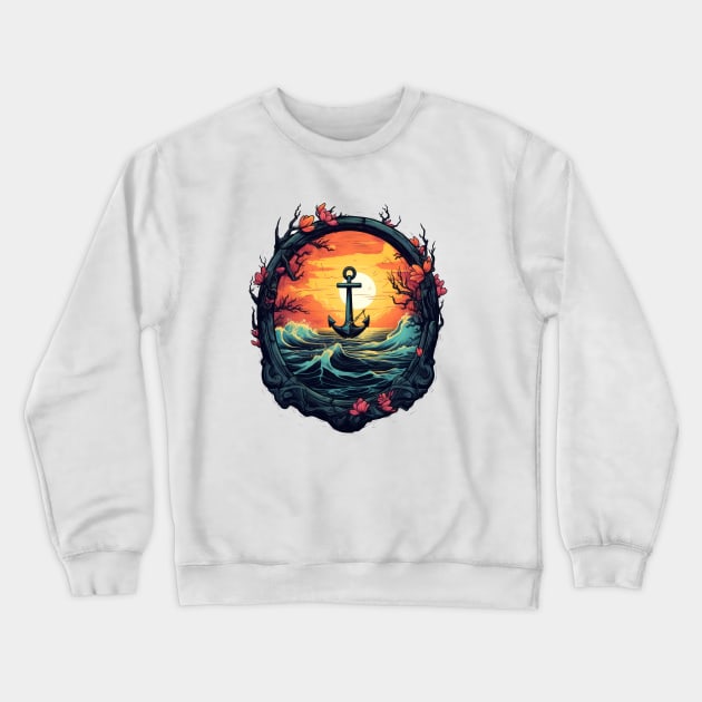 Anchor Crewneck Sweatshirt by Urban Archeology Shop Gallery